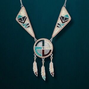 Montana Silversmiths American Legends Dreamcatcher Necklace - Retail $130 - New